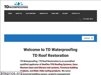 tdwaterproofing.com