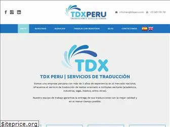 tdxperu.com