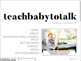 teachbabytotalk.org