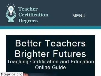 teachercertificationdegrees.com