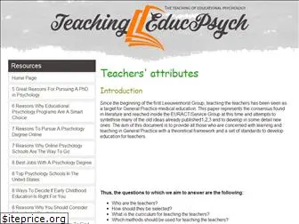 teachingeducpsych.org