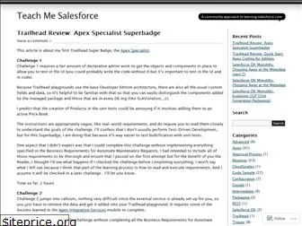 teachmesalesforce.wordpress.com