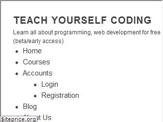 teachyourselfcoding.com