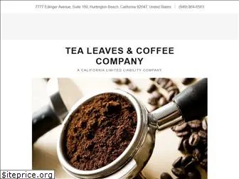 tealeavescoffee.com