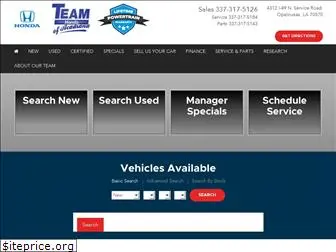 teamhondaofacadiana.com