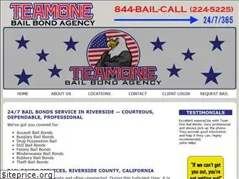 teamonebailbonds.com