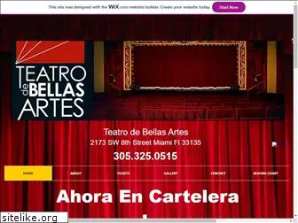 teatrodebellasartes.com