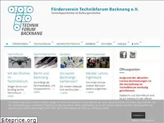 technikforum-backnang.de