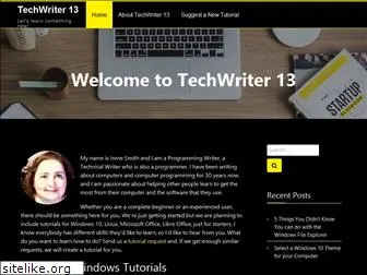 techwriter13.com