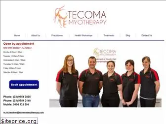 tecomamyotherapy.com