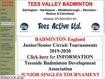 teesvalleybadminton.co.uk