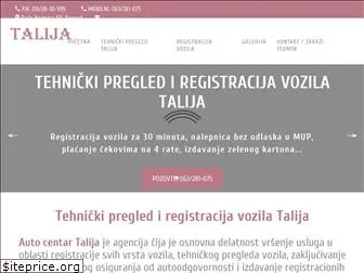 tehnickipregledtalija.rs