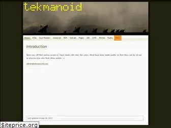 tekmanoid.com