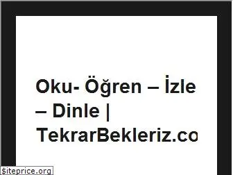 tekrarbekleriz.com