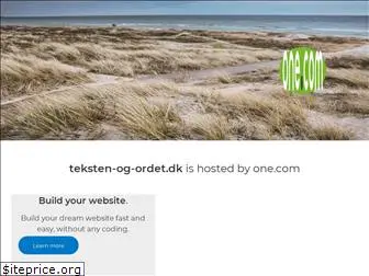 teksten-og-ordet.dk