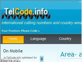 telcode.info