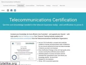 telecommunications-certification.com