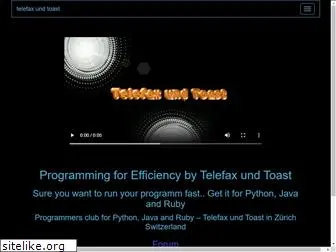 telefaxundtoast.com