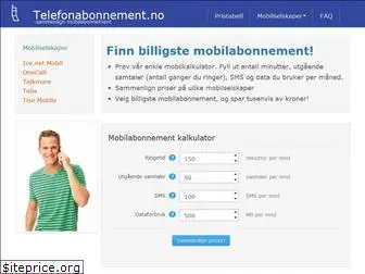 telefonabonnement.no