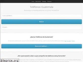 telefonosguatemala.com