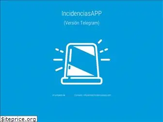 telegram.incidenciasapp.com