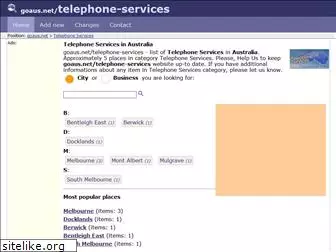telephone-services.goaus.net