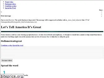 tellamericaitsgreat.com