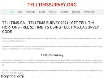 telltimssurvey.org