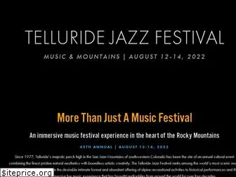 telluridejazz.org