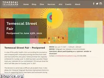 temescalstreetfair.org
