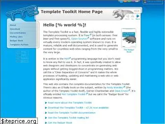 template-toolkit.org