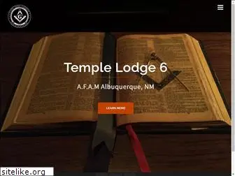 templelodge6.com
