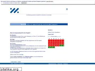 temporarily.de
