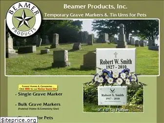 temporarygravemarkers.com