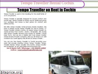 tempotravellerrentalcochin.com