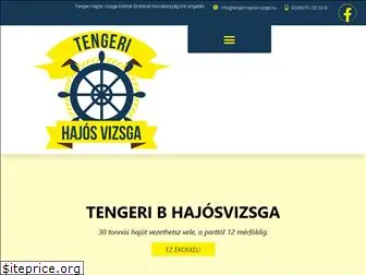 tengeri-hajos-vizsga.hu