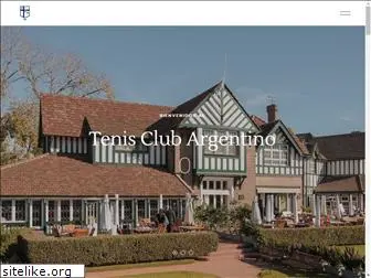 tenisclubargentino.com