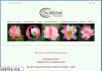 tenmilecreeknursery.com