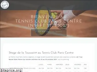 tennis-club-paris-centre.com