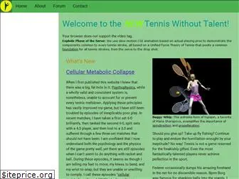 tenniswithouttalent.com