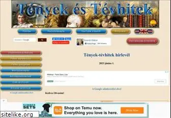 tenyek-tevhitek.hu