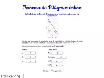 teoremadepitagorasonline.com