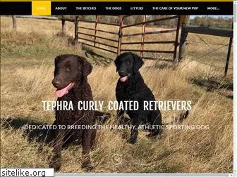 tephracurlycoatedretrievers.com