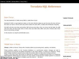 teradata-sql.blogspot.com