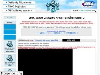 tercih.kpssrobotum.com