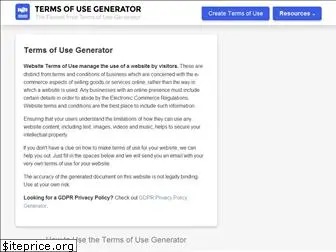 termsofusegenerator.net