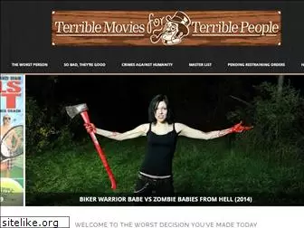 terriblemoviesforterriblepeople.com