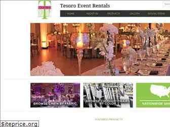 tesoroeventrentals.com