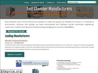 testchambermanufacturers.com