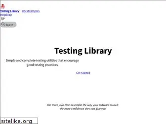 testing-library.com